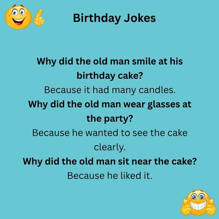 Birthday Jokes Old Man