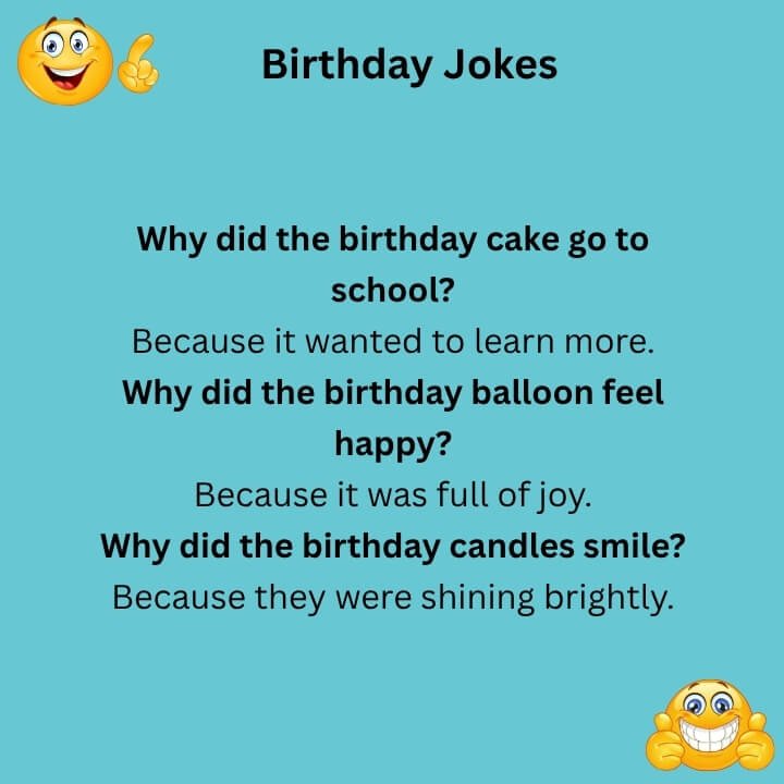 Funny Birthday Jokes