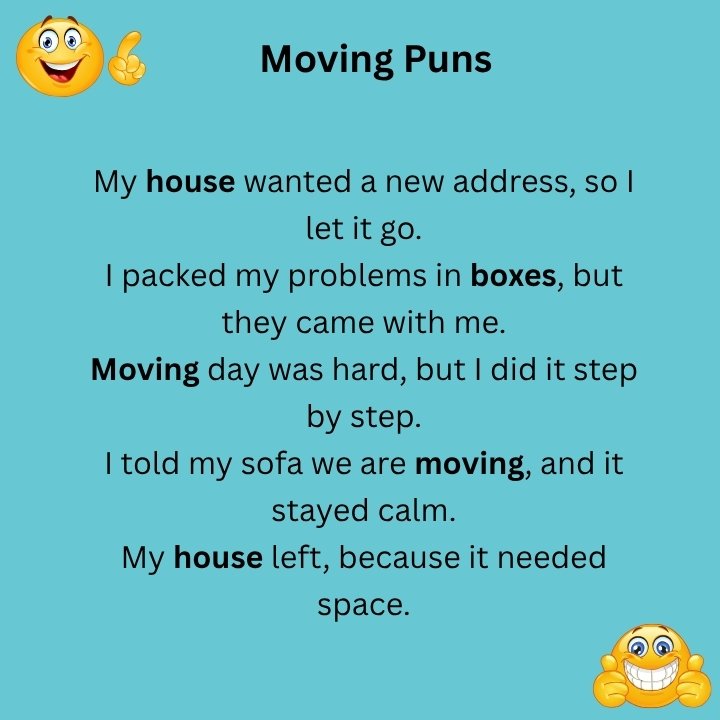 Moving Puns