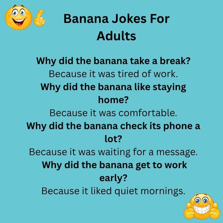 Banana Jokes For Adults