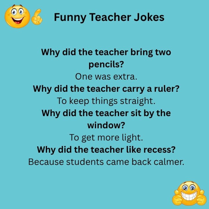 Funny Teacher Jokes