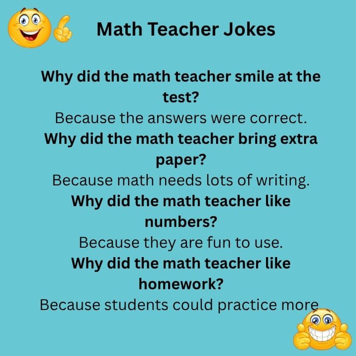 Math Teacher Jokes