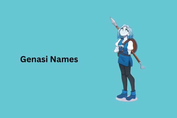 Genasi Names Genasi Names