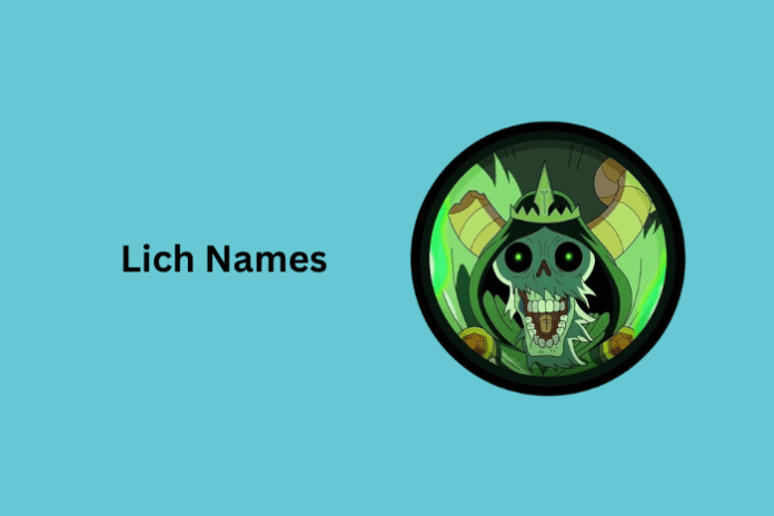 Lich Names Lich Names