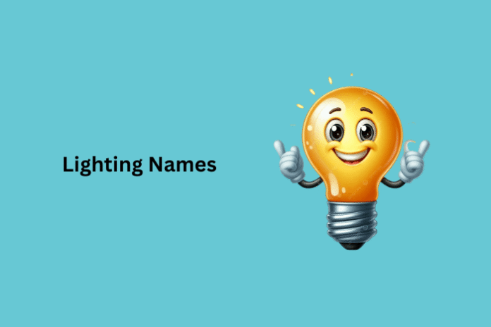 Lighting Names Lighting Names